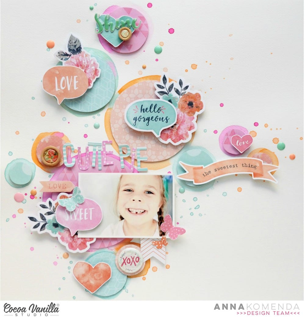 Cutie pie | Free spirit Layout | Anna Komenda