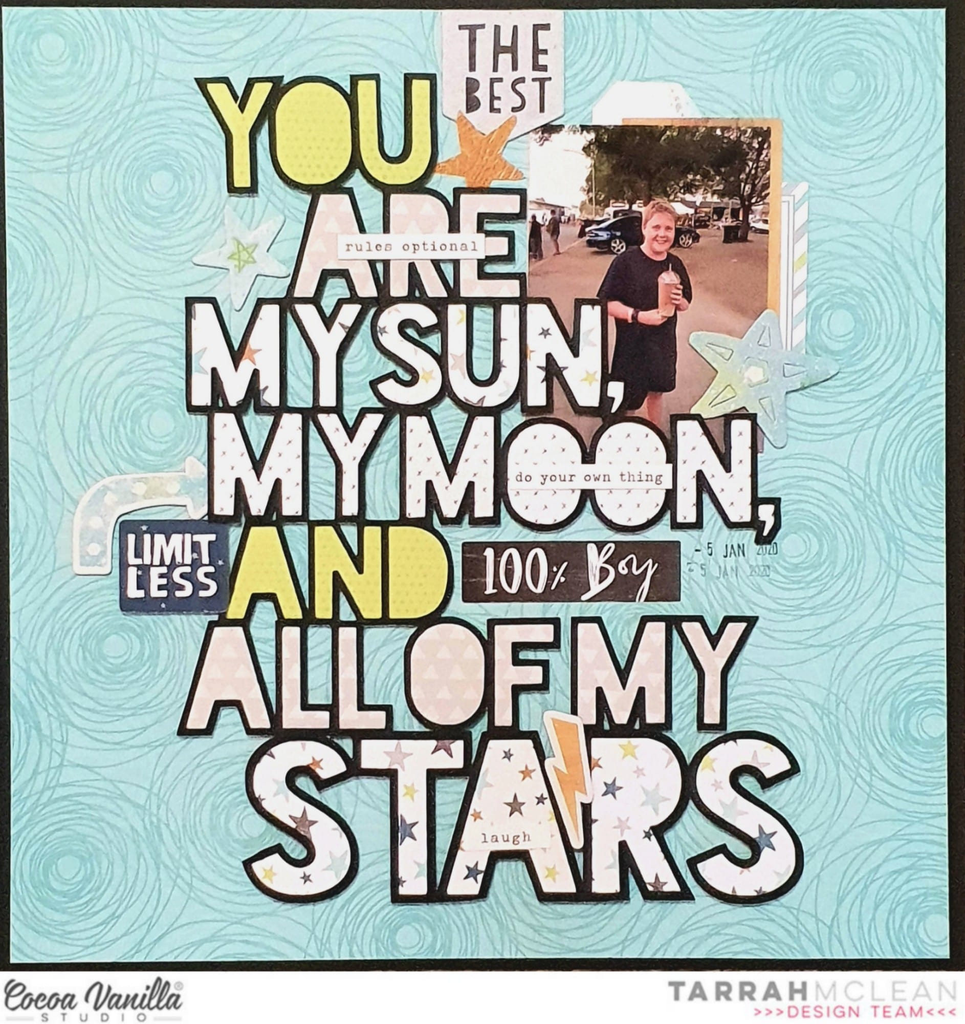 You Are My Sun, My Moon and All of My Stars | Boys Rule collection | Tarrah McLean