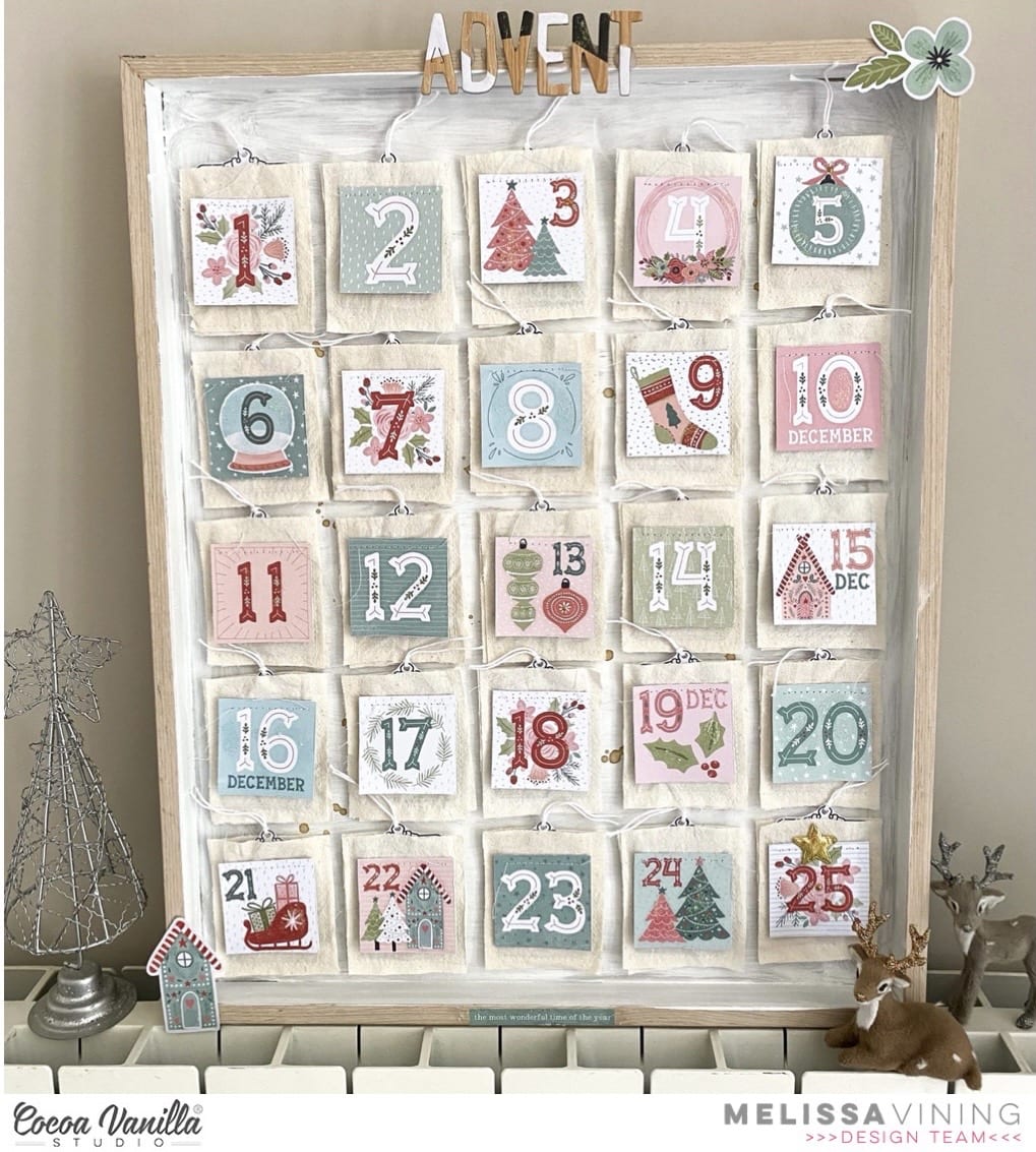 Advent Frame | Merry & Bright | Melissa Vining