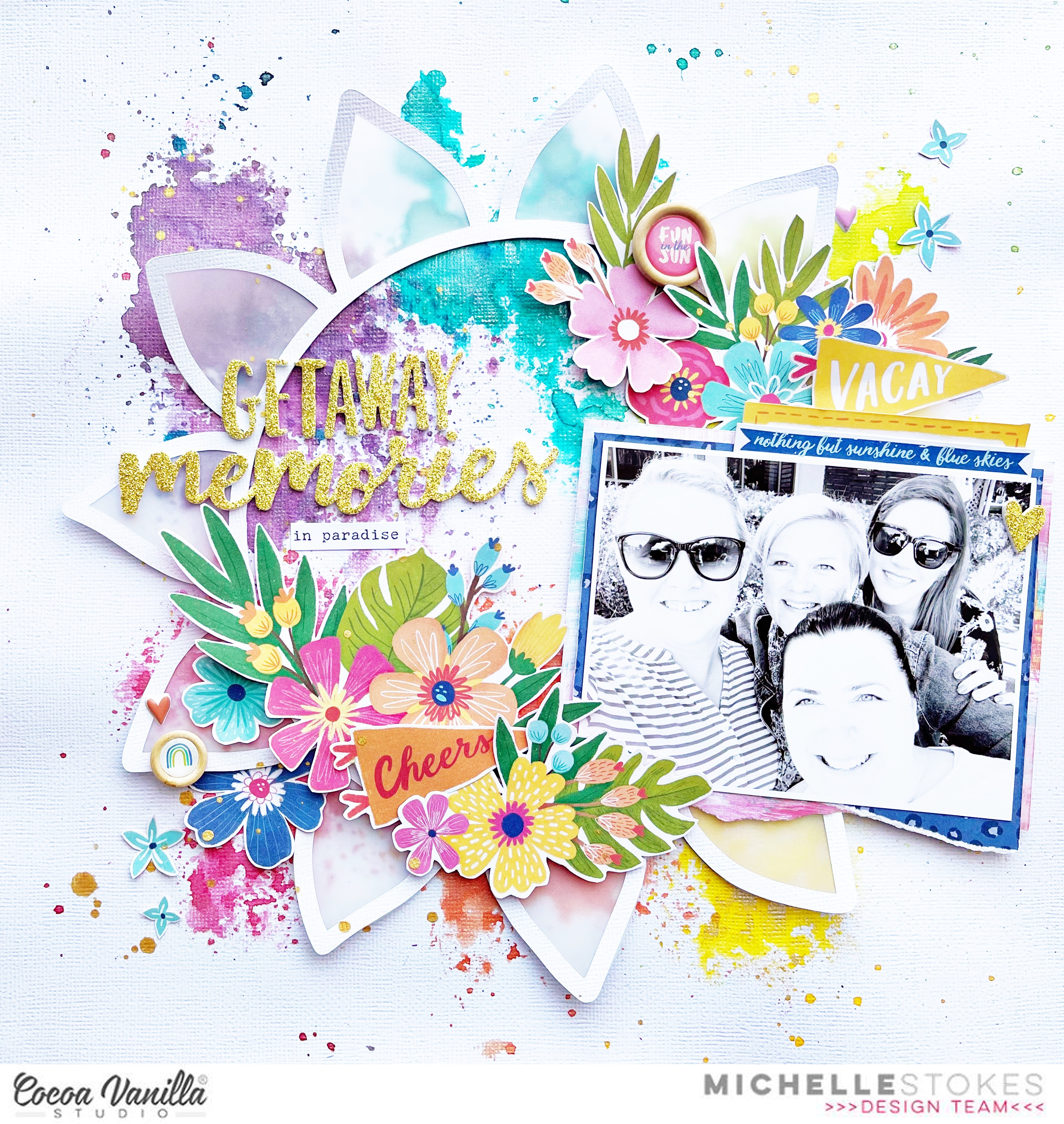 Getaway Memories | Monthly Challenge | Sunkissed Collection | Michelle Stokes