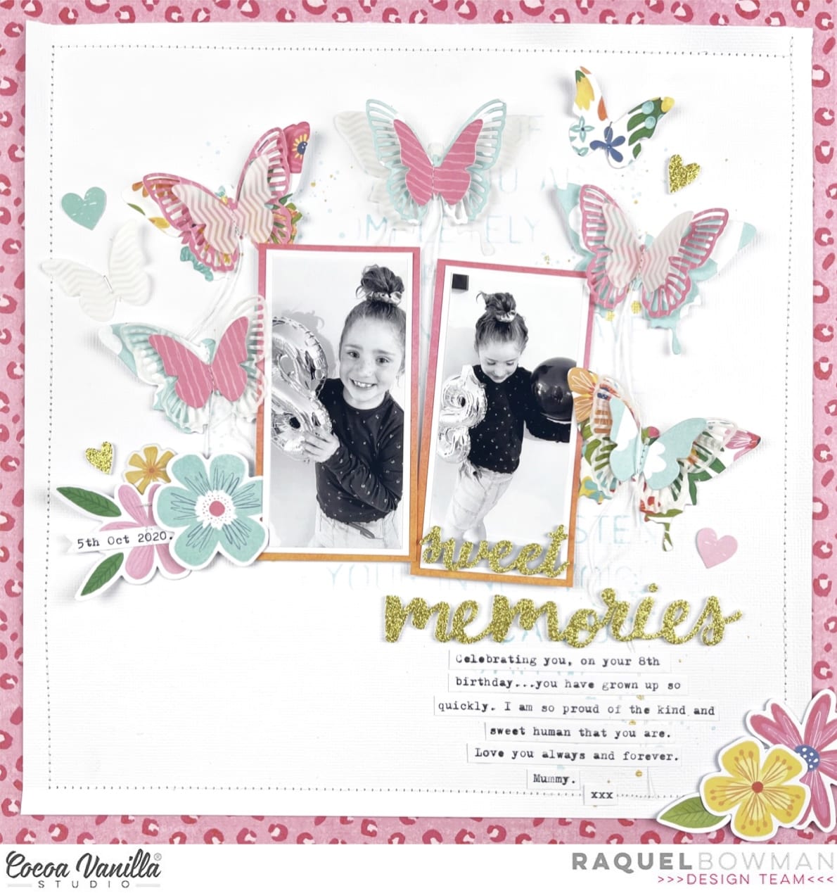 Sweet Memories | Sunkissed collection and INSD Sketch Challenge | Raquel Bowman
