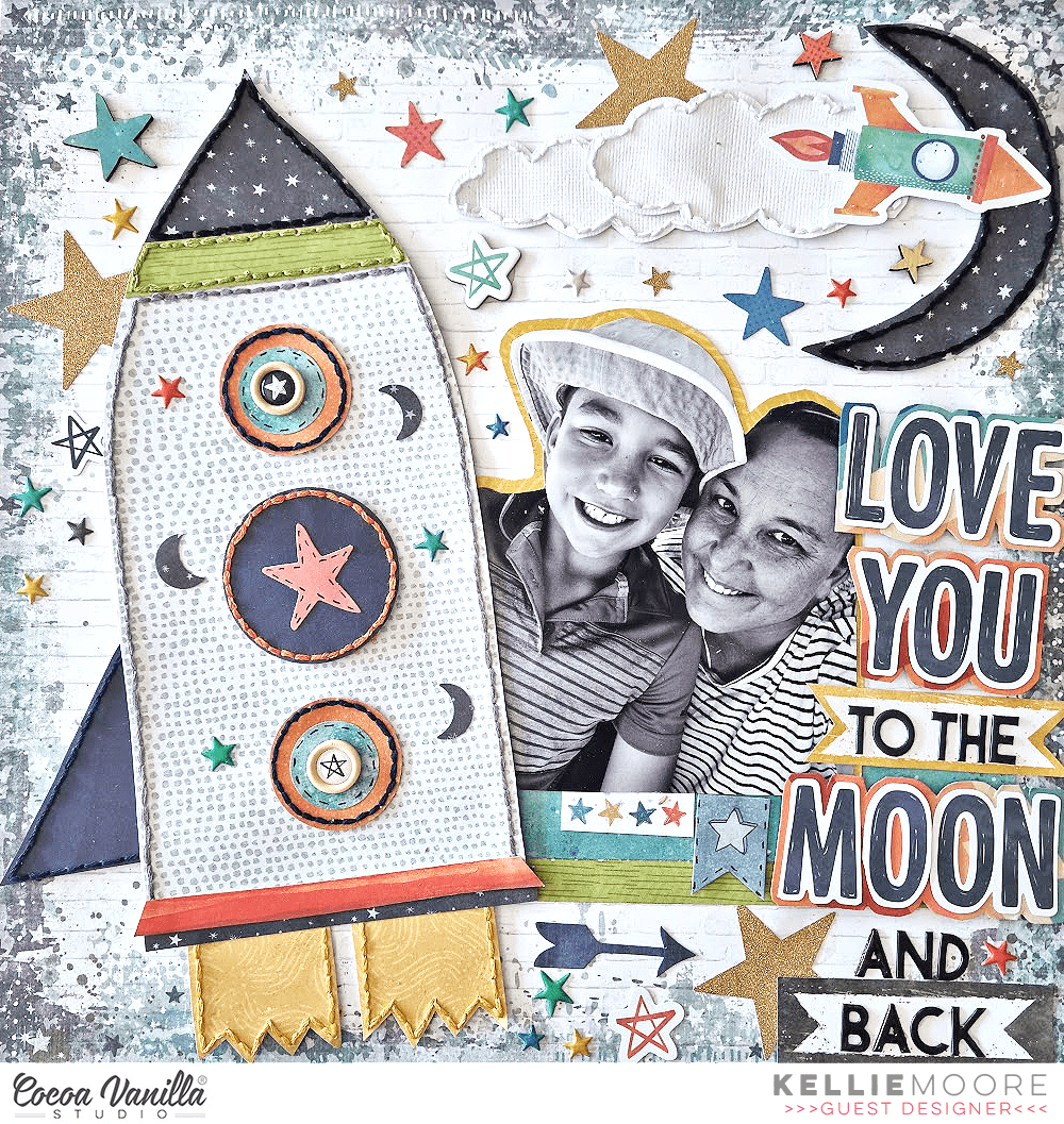 To the Moon | No Limits collection | Guest designer – Kellie Moore